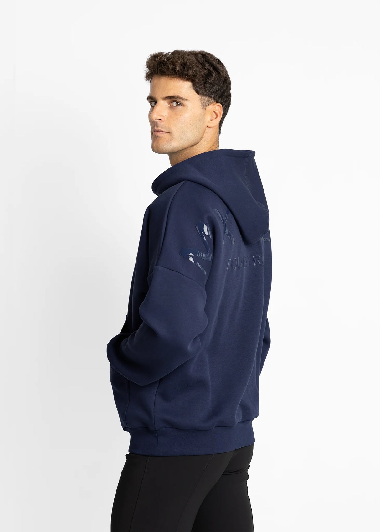 Maximilian Icon Oversized Hoodie Navy