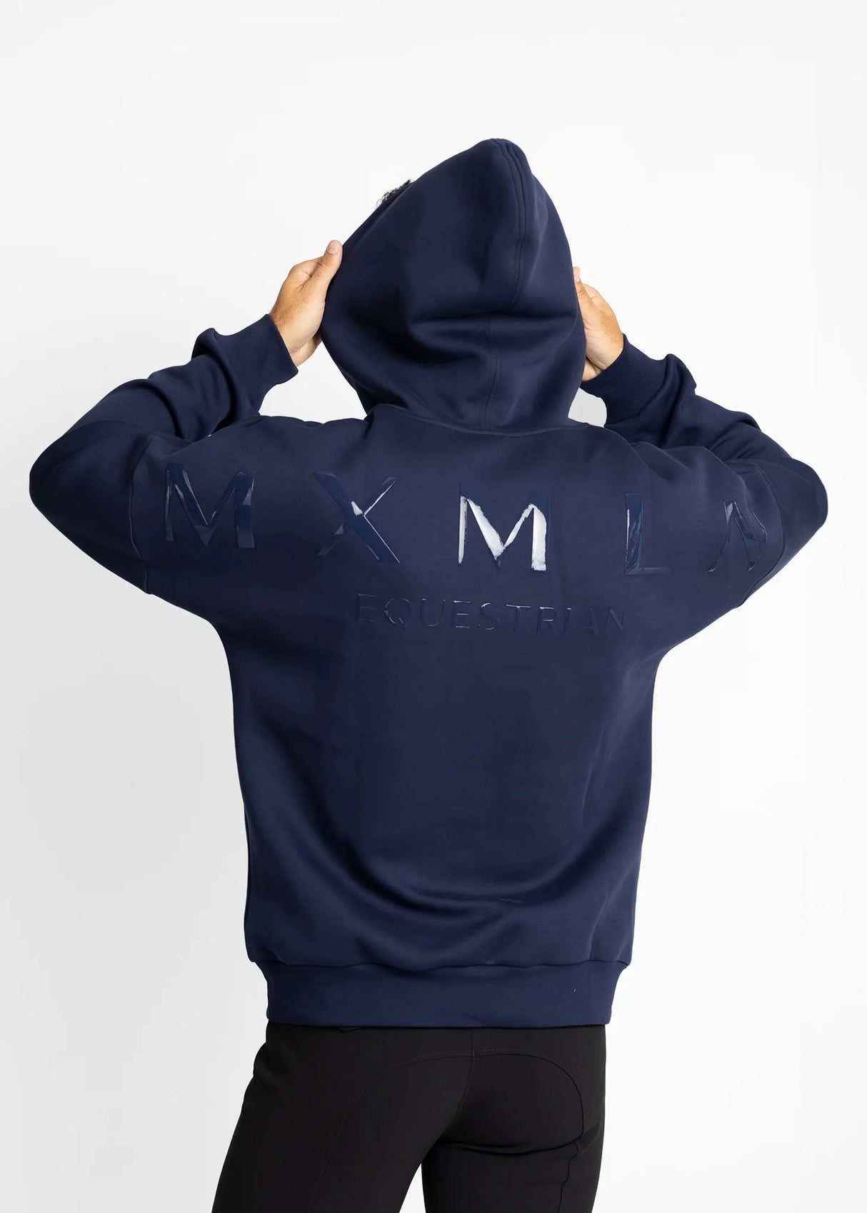 Maximilian Icon Oversized Hoodie Navy