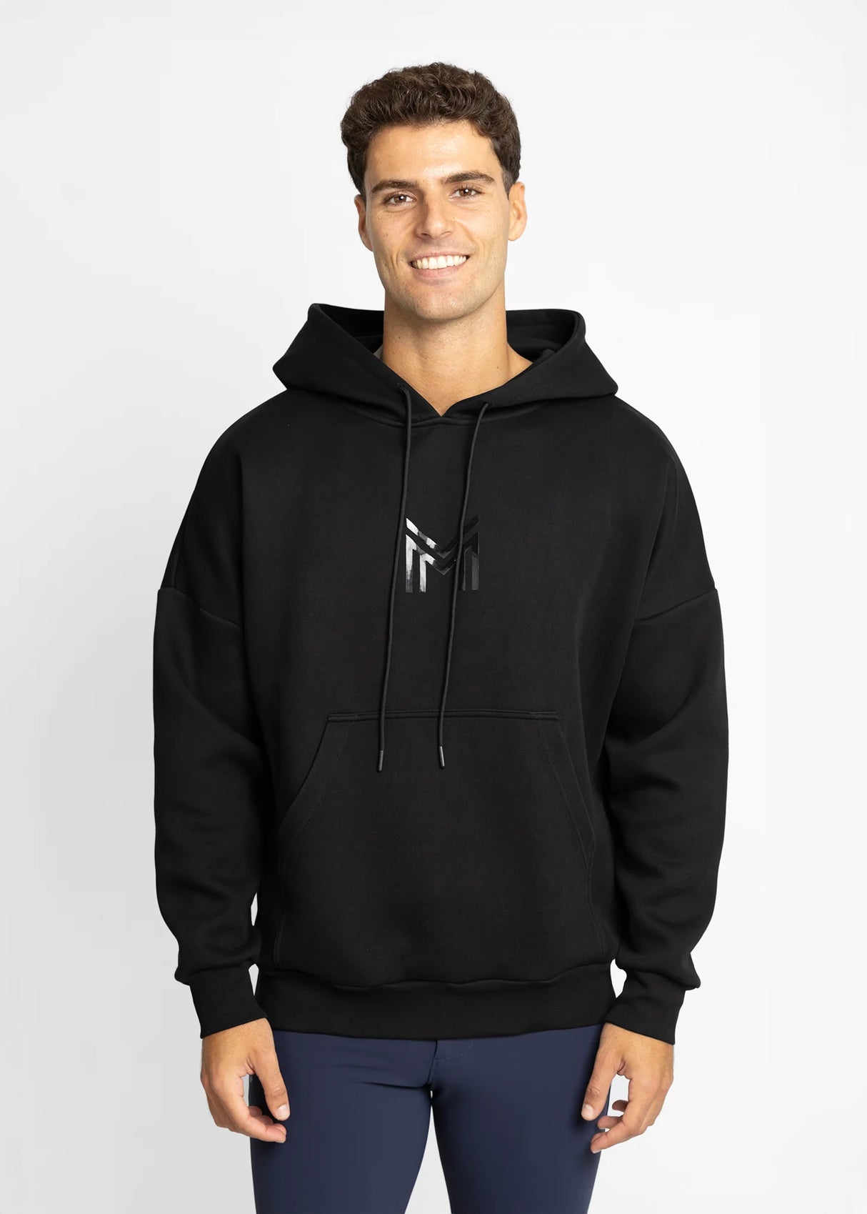 Maximilian Icon Oversized Hoodie Black