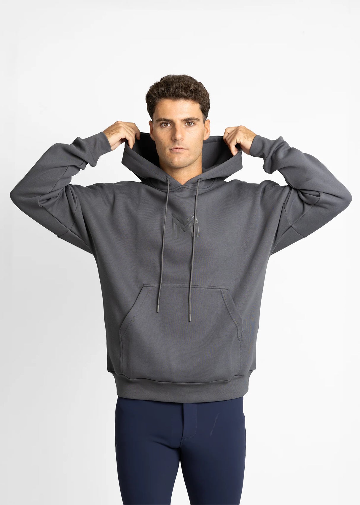 Maximilian Icon Oversized Hoodie Graphite