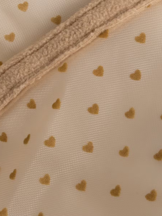 Kentucky Horsewear Fly Mask Heart Beige