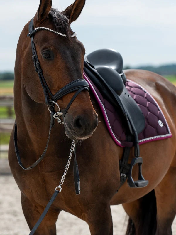 PS of Sweden Signature Dressage Saddle Pad Plum