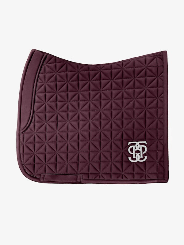 PS of Sweden Diamond Quilt Dressage Saddle Pad Plum