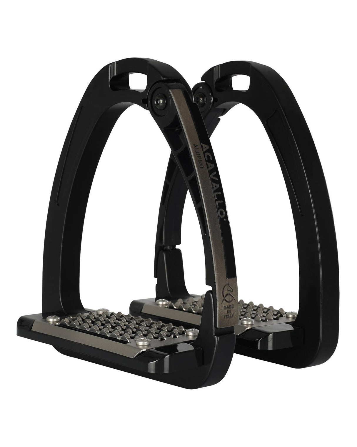 Acavallo Arena AluPro Stirrups Black
