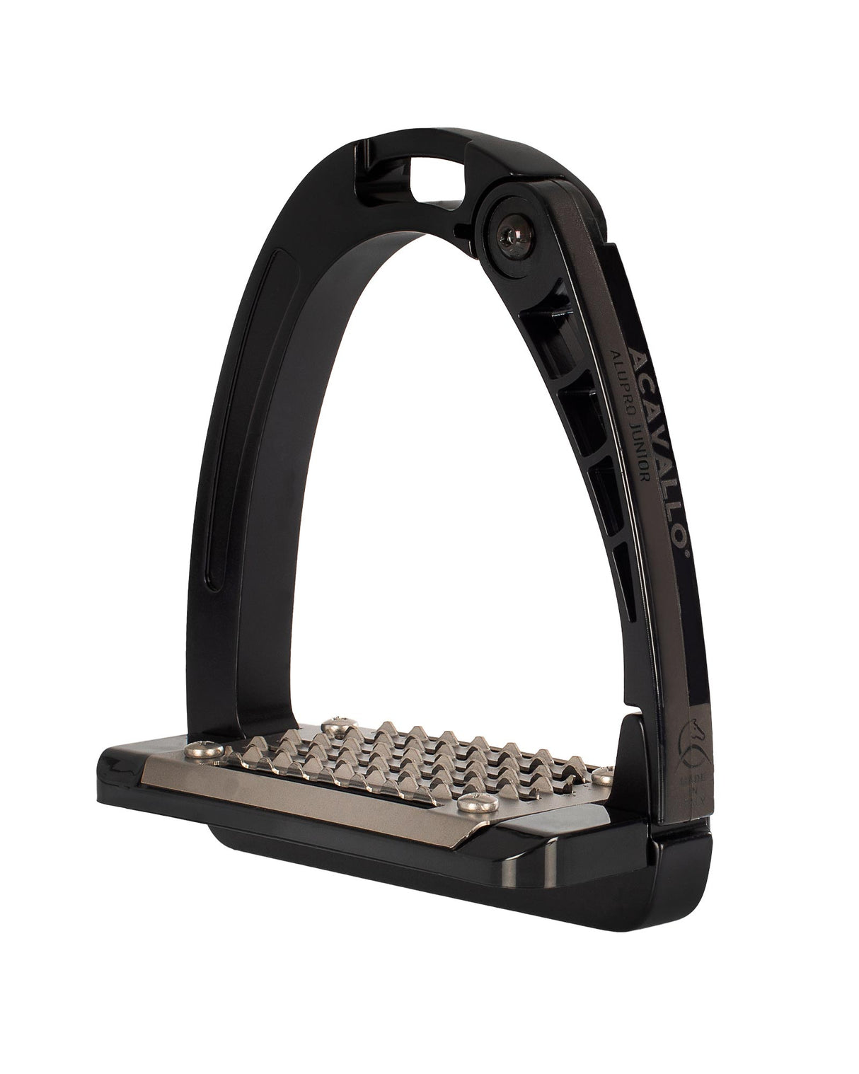 Acavallo Arena AluPro Junior Stirrups Black