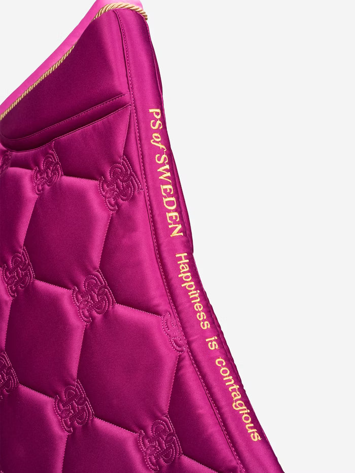 PS of Sweden The Essence Dressage Saddle Pad Fuchsia Flash