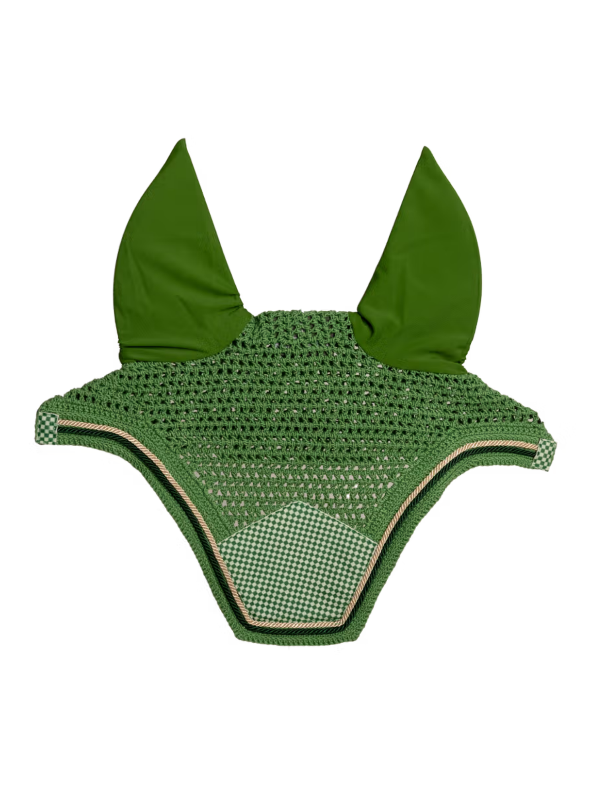 Kentucky Velvet Printing Wellington Ear Bonnet Green
