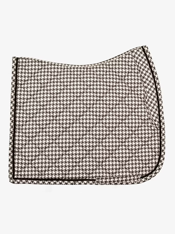 PS of Sweden Houndstooth Dressage Saddle Pad Black