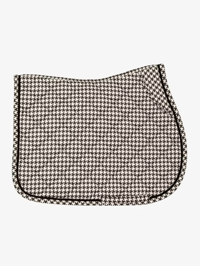 PS of Sweden Houndstooth Jump Saddle Pad Black