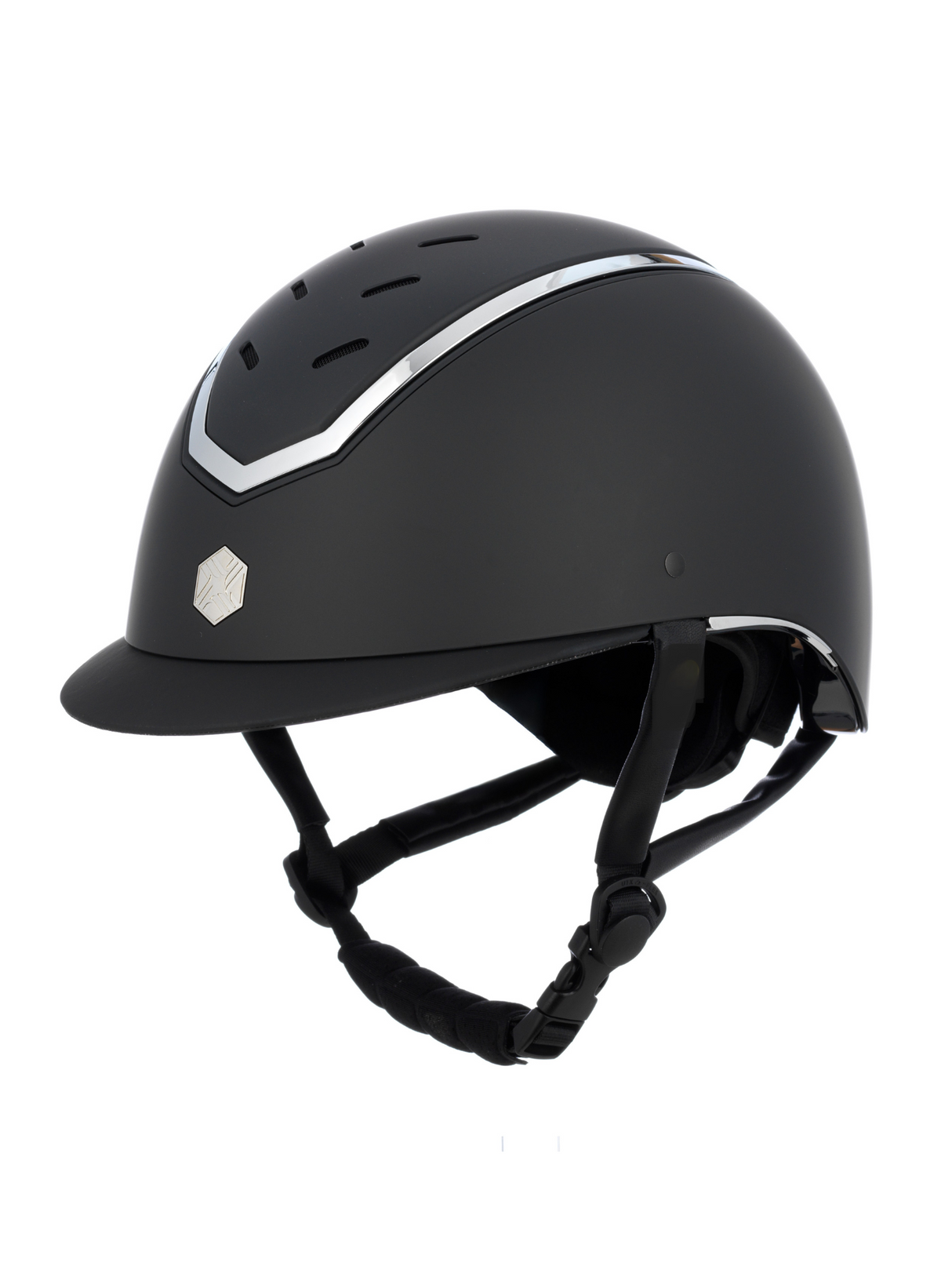 Charles Owen Kylo Helmet Black Matte/Silver