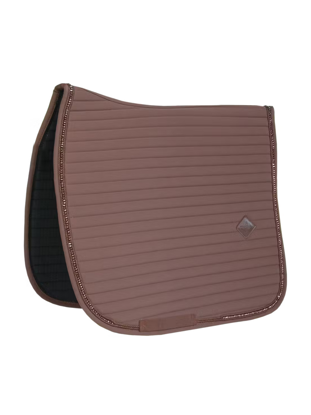 Kentucky Pearls Dressage Saddle Pad Brown