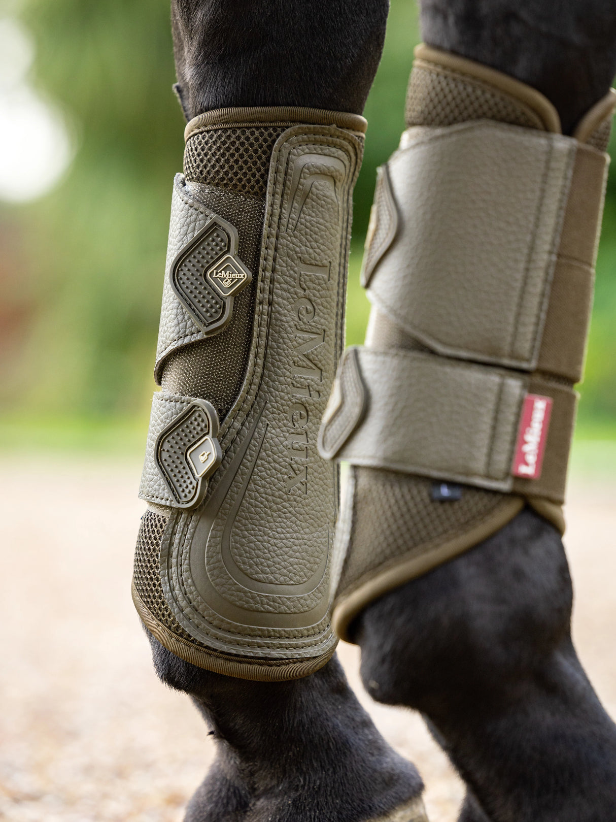 LeMieux Arika Mesh Brushing Boots Alpine
