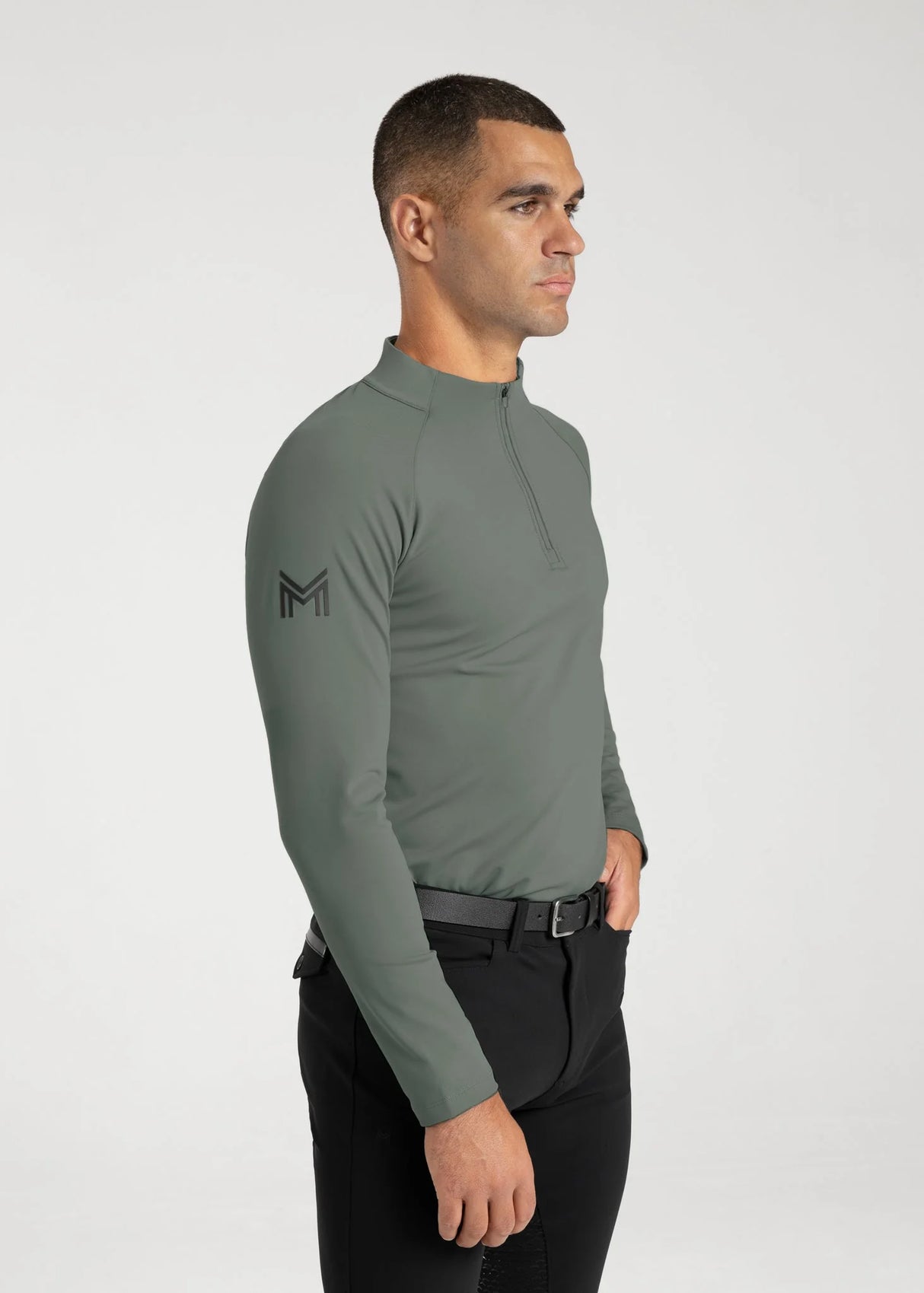 Maximilian Code Long Sleeve Base Layer Ivy