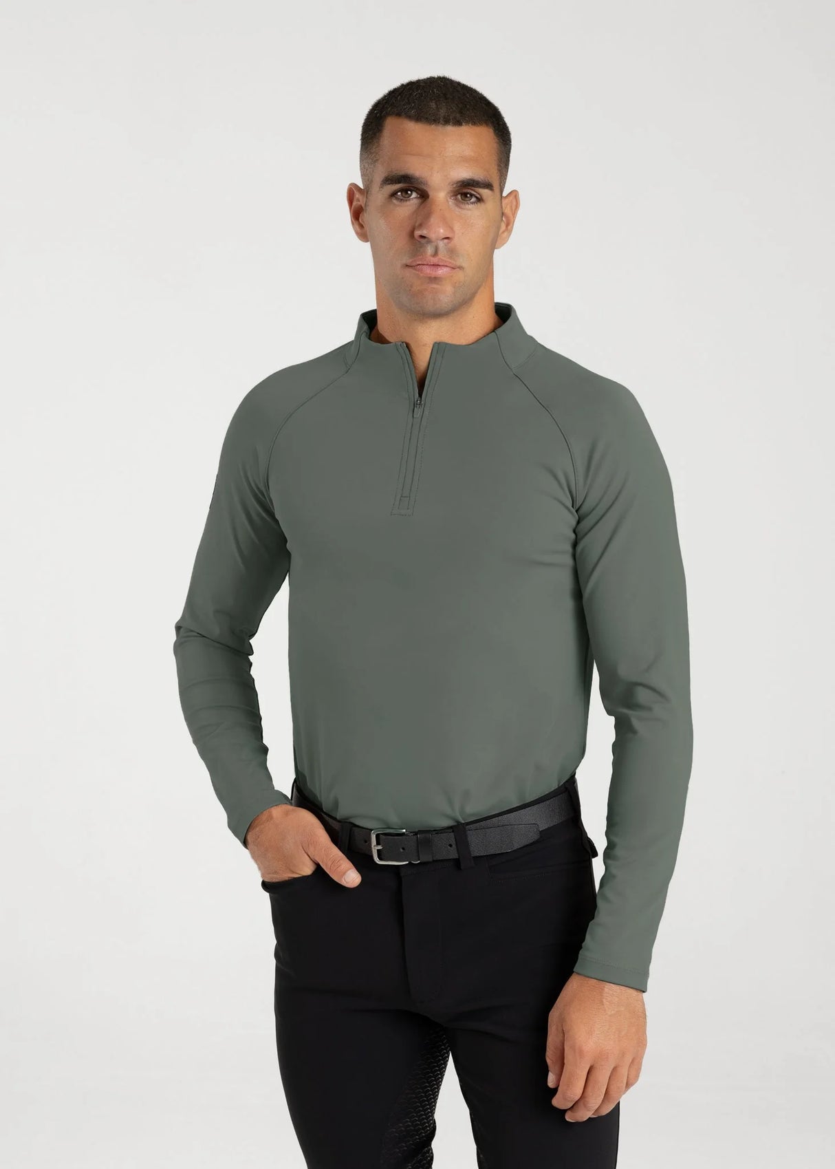Maximilian Code Long Sleeve Base Layer Ivy