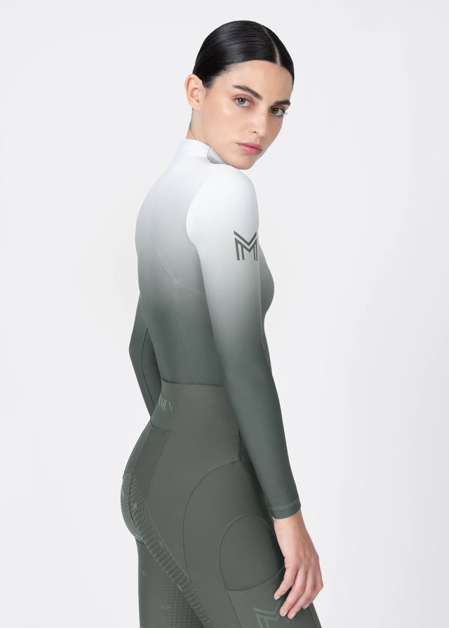 Maximilian Ombré Long Sleeve Base Layer Ivy