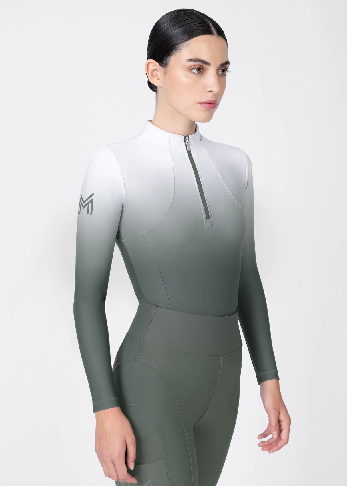 Maximilian Ombré Long Sleeve Base Layer Ivy