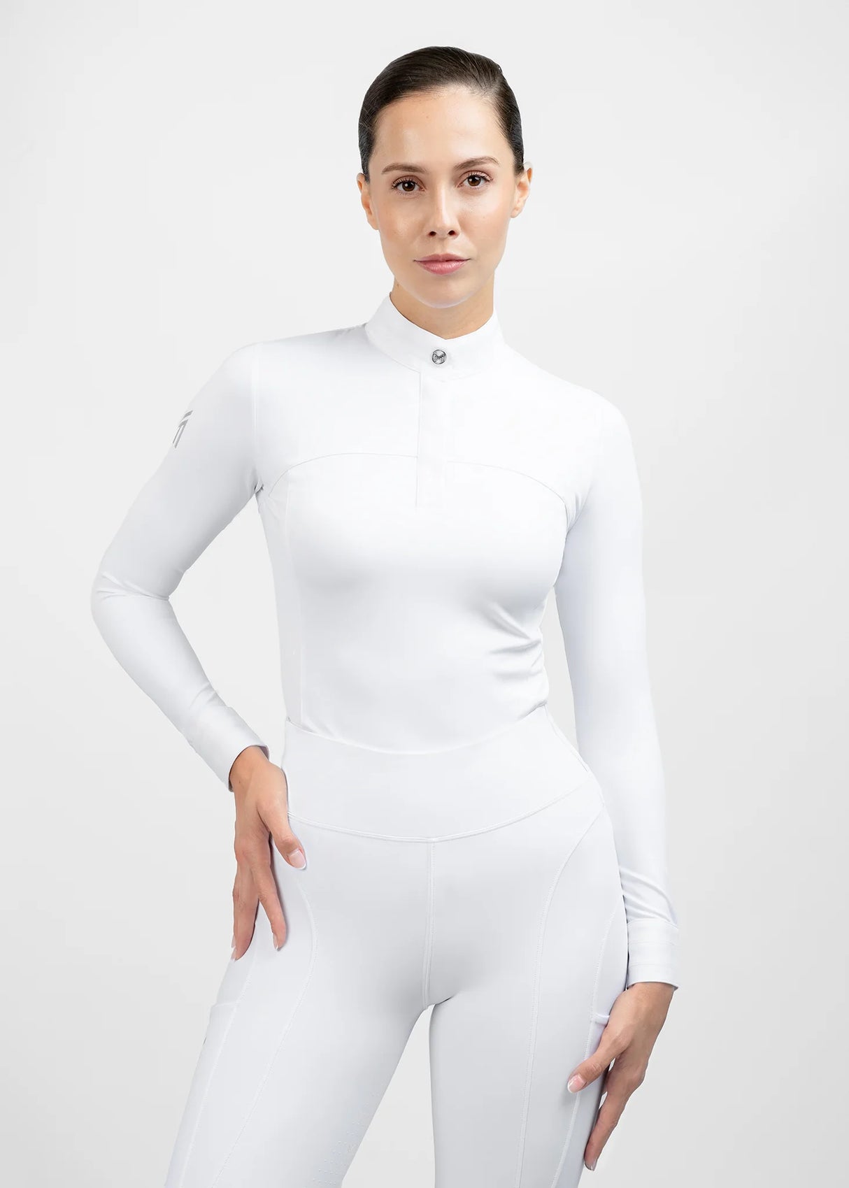 Maximilian Era Long Sleeve Show Shirt White