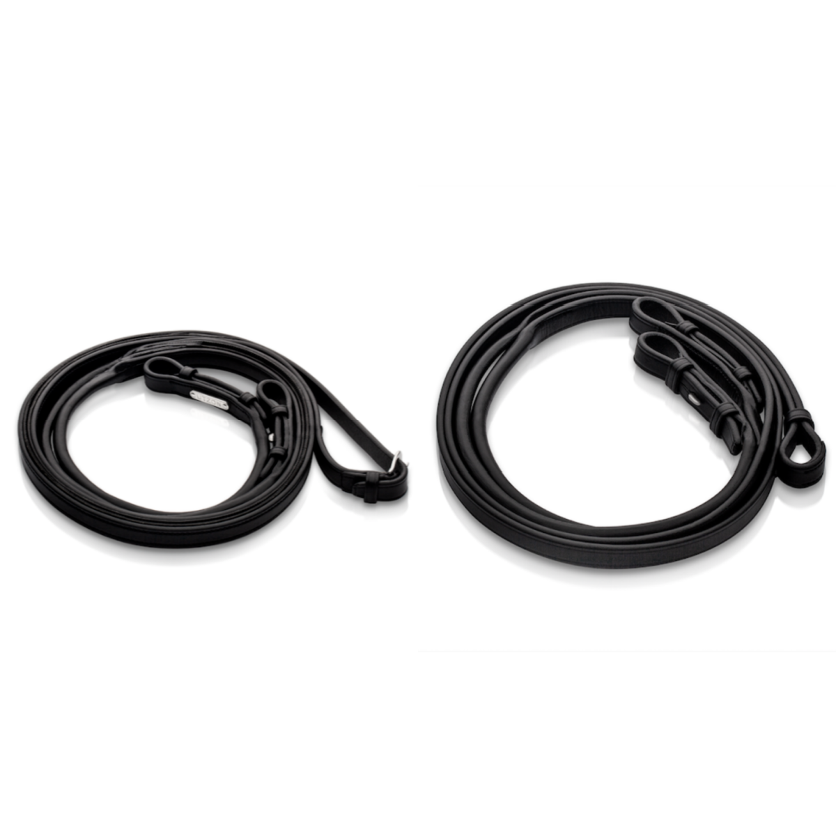 Utzon Equestrian Rolled Leather Double Bridle Reins