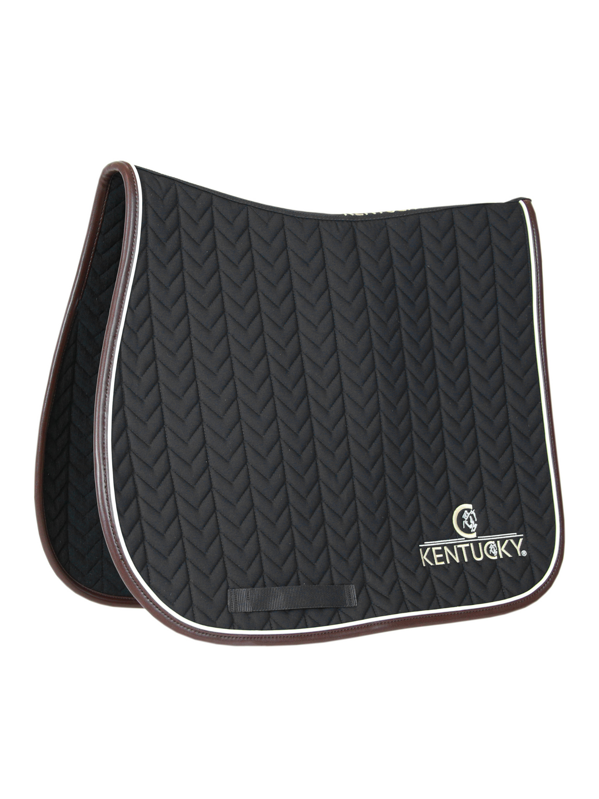Kentucky Leather Fishbone Jump Saddle Pad Black