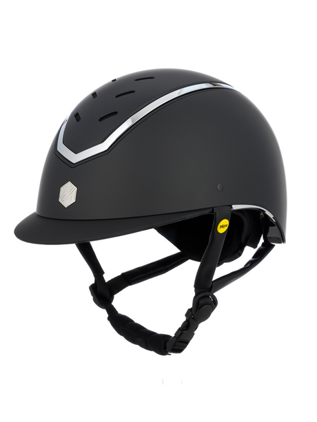 Charles Owen Kylo Helmet Black Matte/Silver