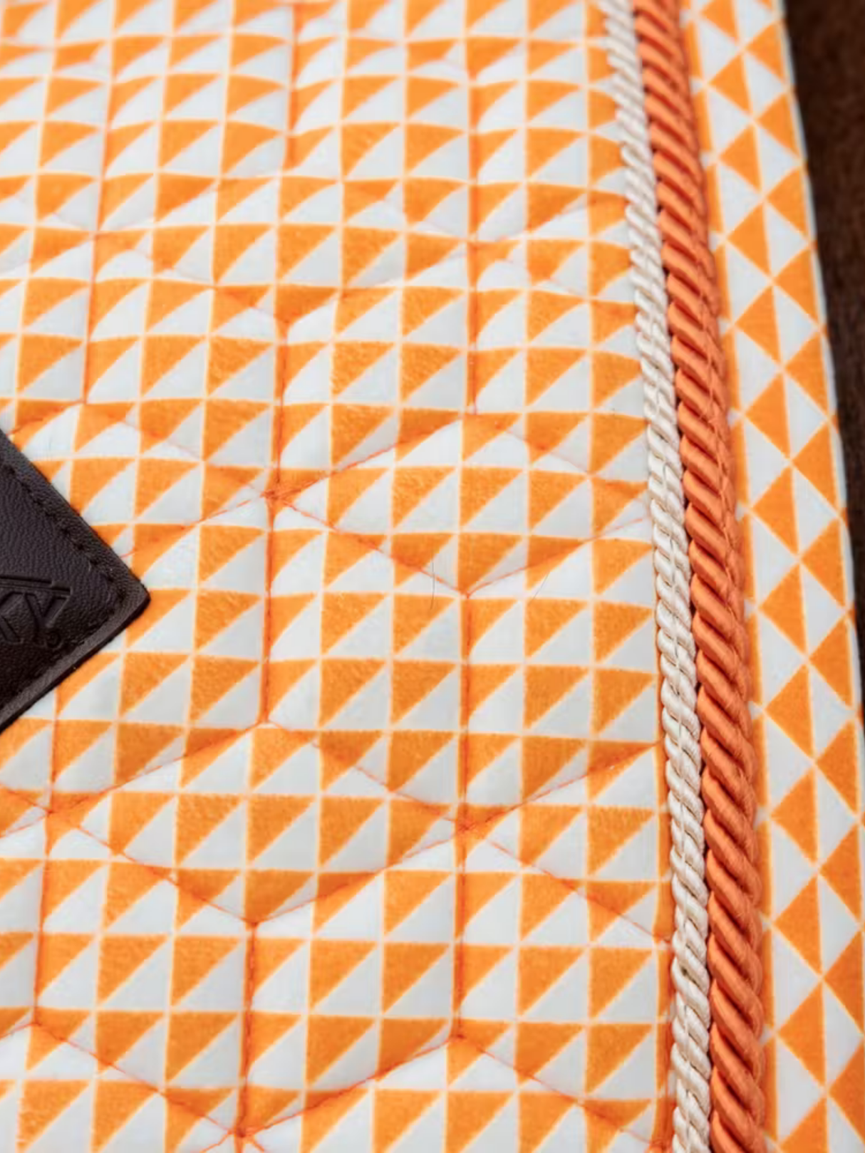 Kentucky Velvet Printing Jump Saddle Pad Orange
