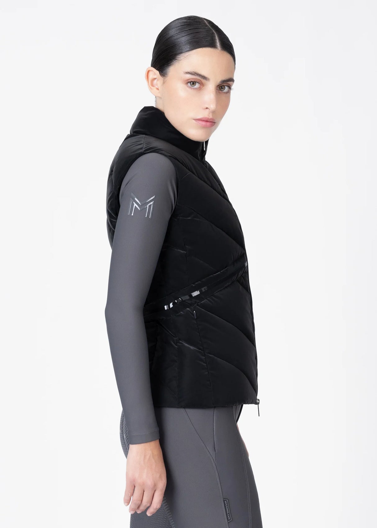 Maximilian Astro Puffer Vest Black