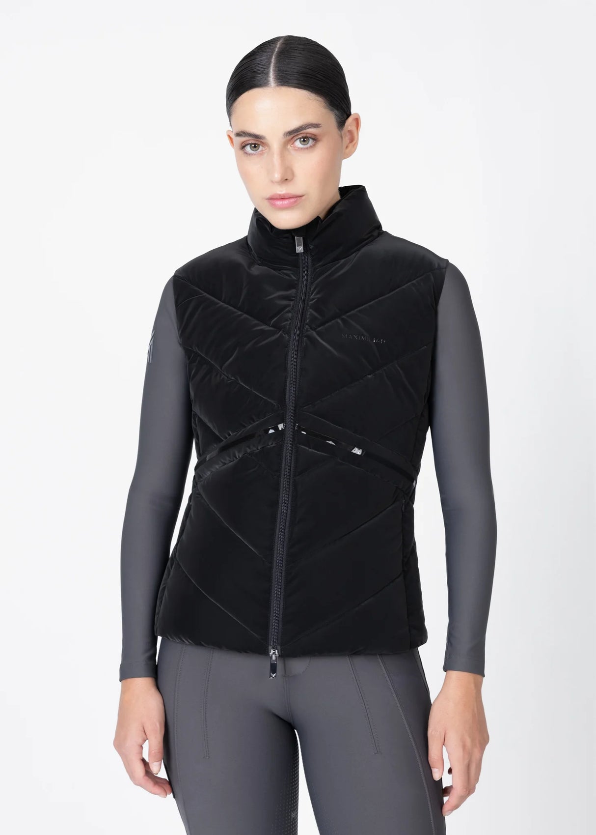 Maximilian Astro Puffer Vest Black