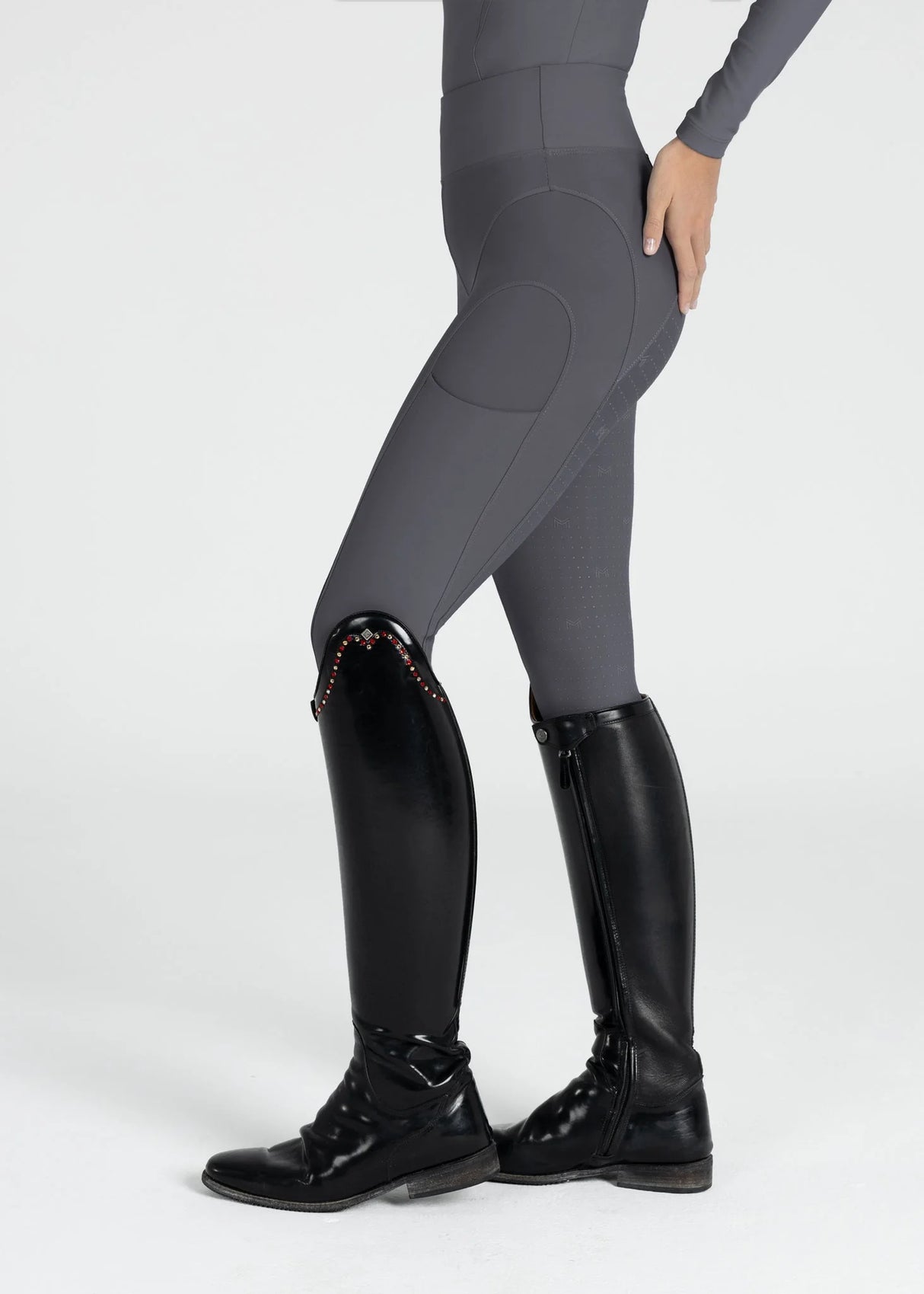 Maximilian Outline Riding Leggings Graphite