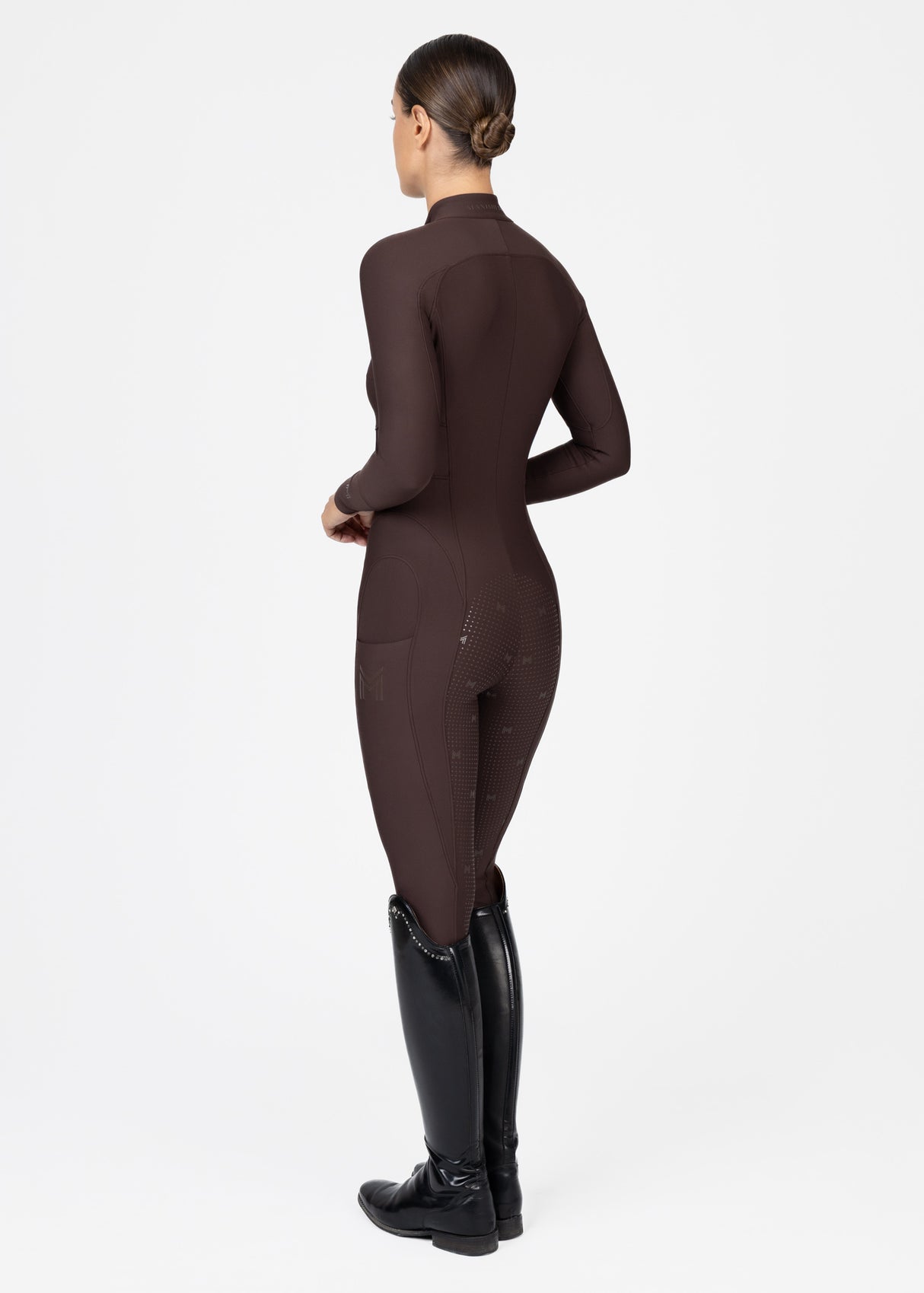 Maximilian Femme Riding Jumpsuit Chocolate