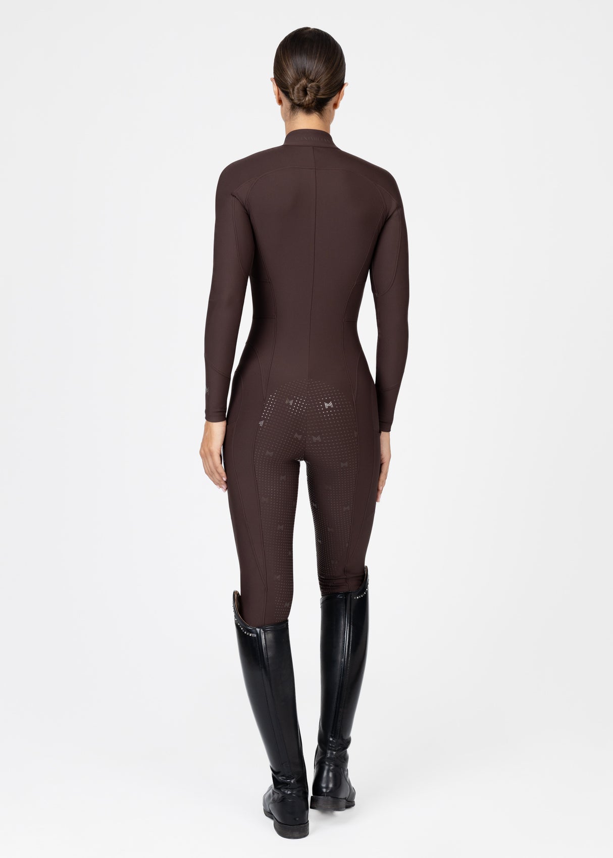 Maximilian Femme Riding Jumpsuit Chocolate