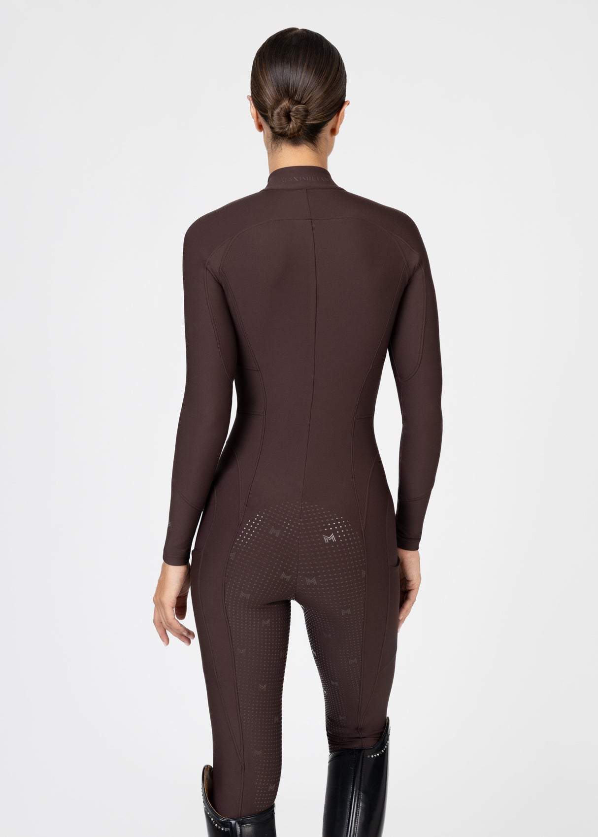 Maximilian Femme Riding Jumpsuit Chocolate