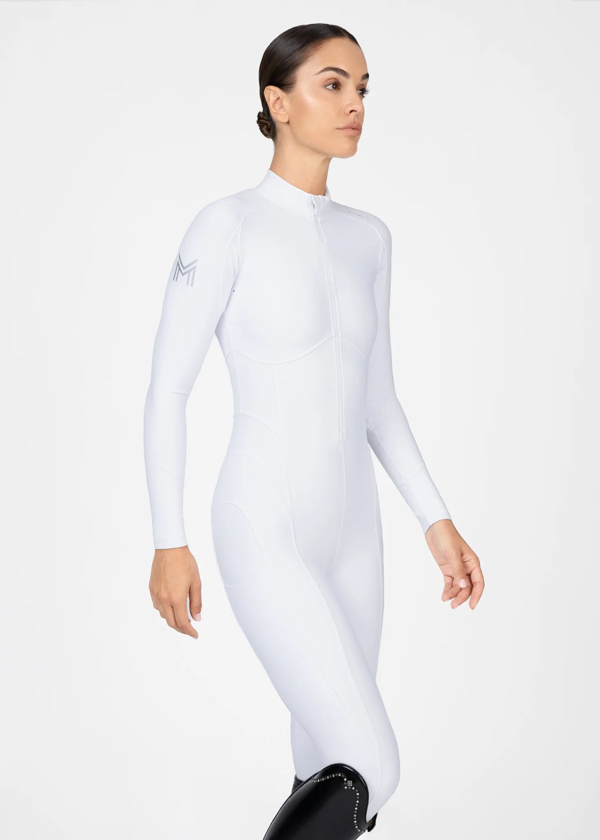 Maximilian Femme Riding Jumpsuit White