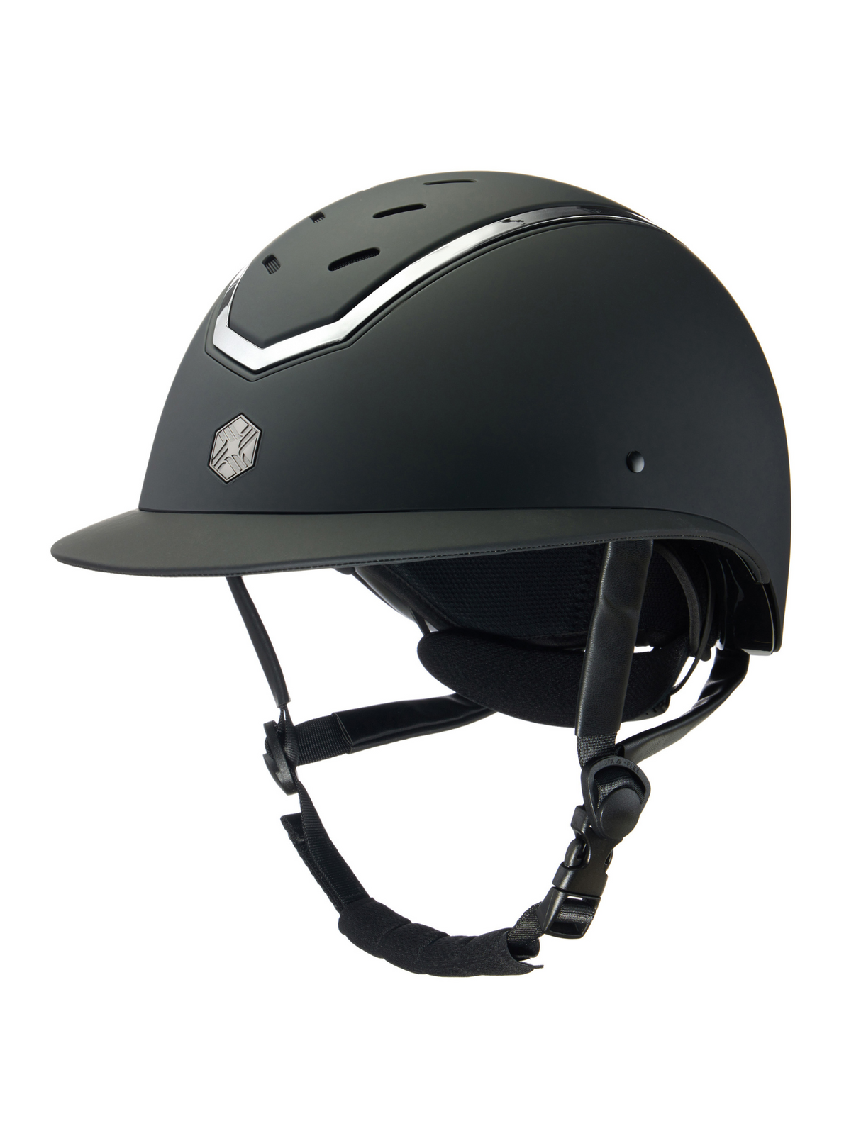 Charles Owen Kylo Helmet Black Matte/Silver