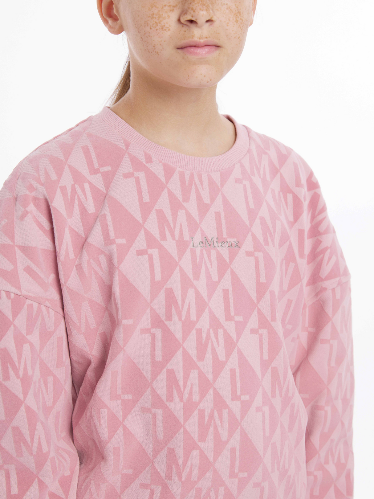 LeMieux Young Rider Clea Crew Sweat Blossom