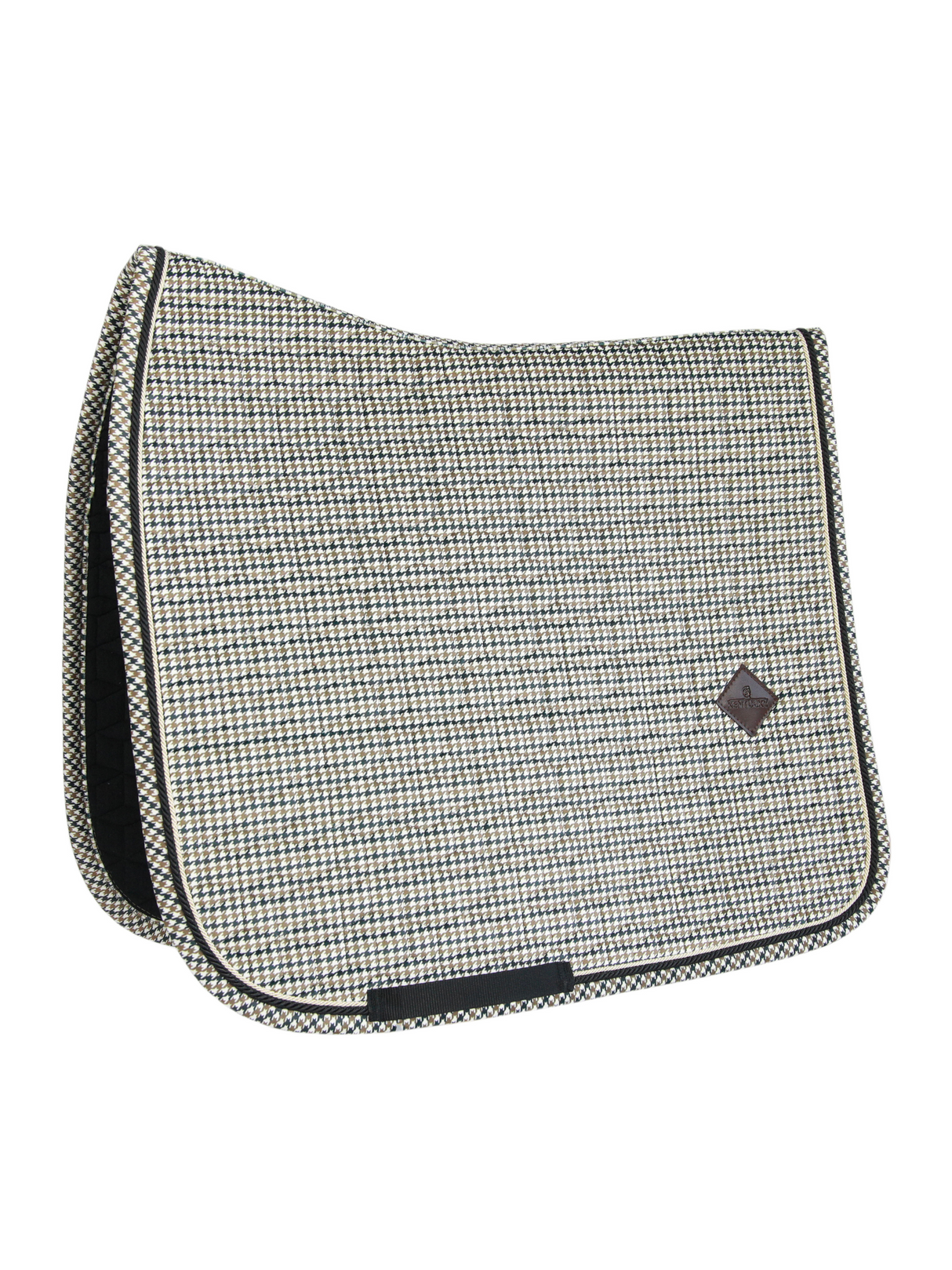 Kentucky Pied-de-Poule Dressage Saddle Pad Brown