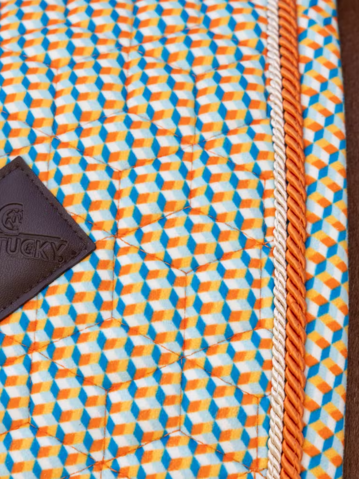 Kentucky Velvet Printing Dressage Saddle Pad Colourful