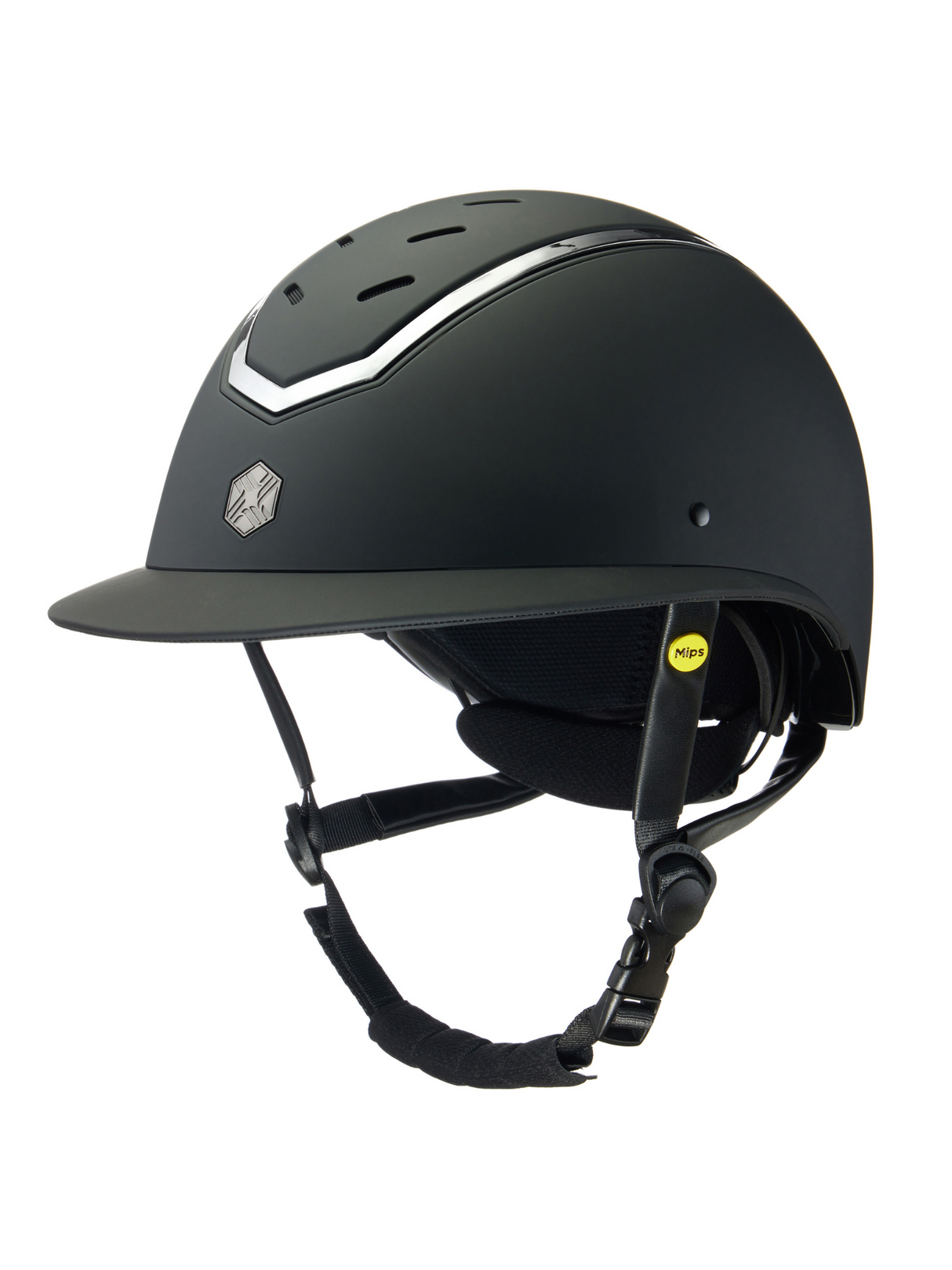 Charles Owen Kylo Helmet Black Matte/Silver