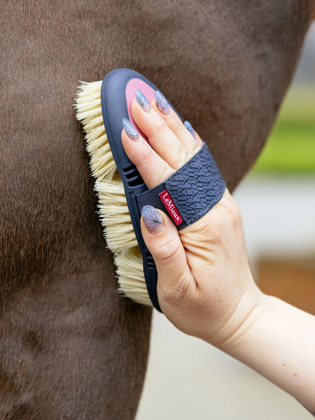 LeMieux Flexi Scrubbing Brush Peony