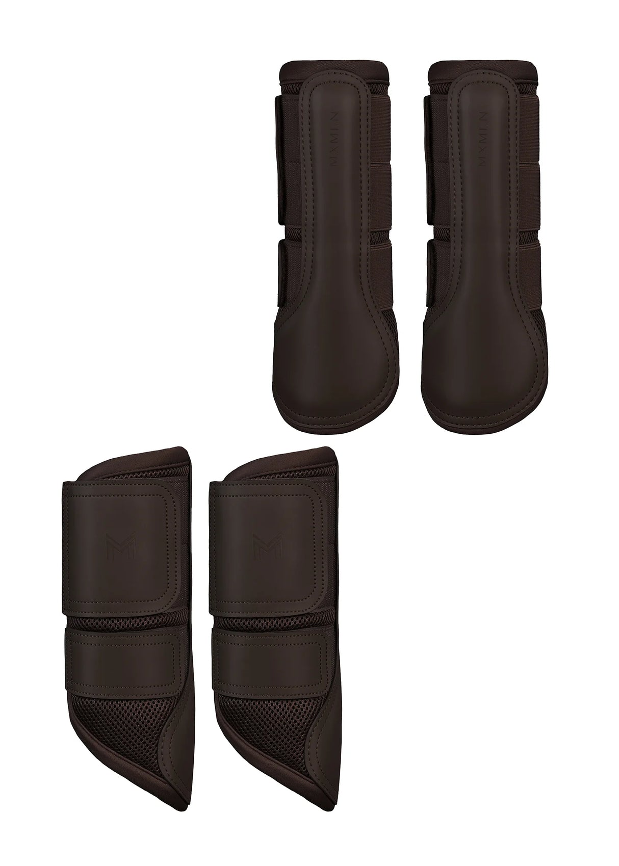 Maximilian Ego Brushing Boots Chocolate 4-Pack