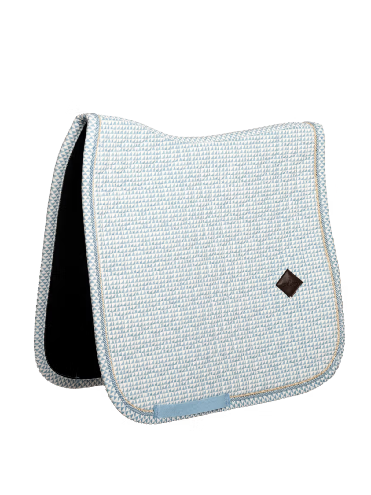 Kentucky Velvet Printing Dressage Saddle Pad Light Blue
