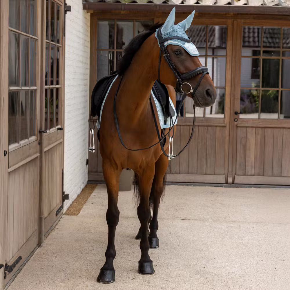 Kentucky Velvet Printing Jump Saddle Pad Light Blue