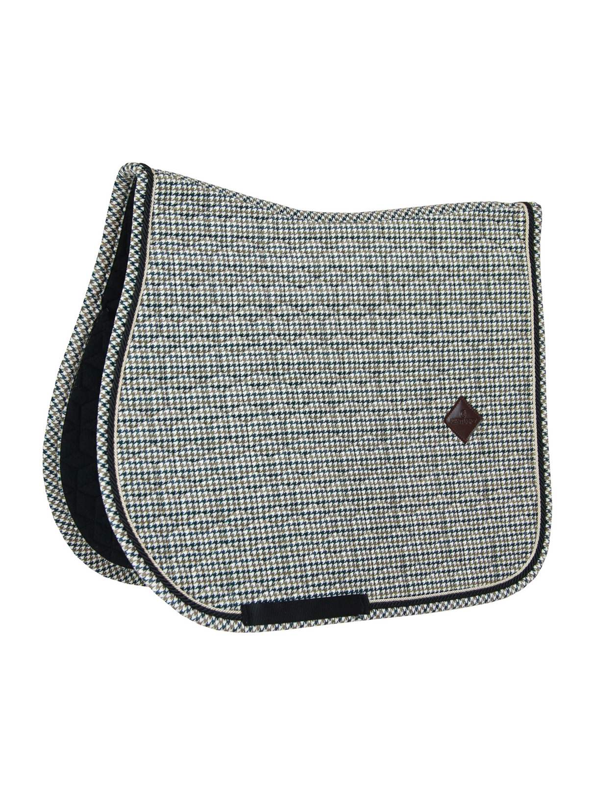 Kentucky Pied-de-Poule Jump Saddle Pad Brown