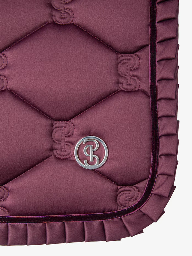 PS of Sweden Ruffle Dressage Saddle Pad Plum