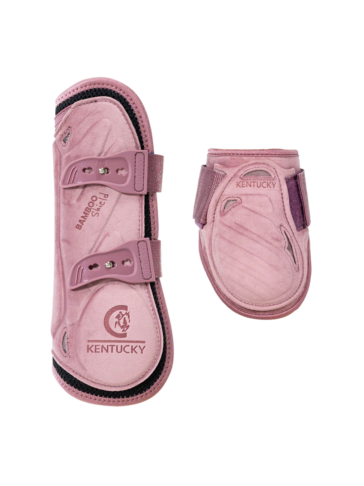 Kentucky Velvet Bamboo Tendon & Fetlock Boots Old Rose