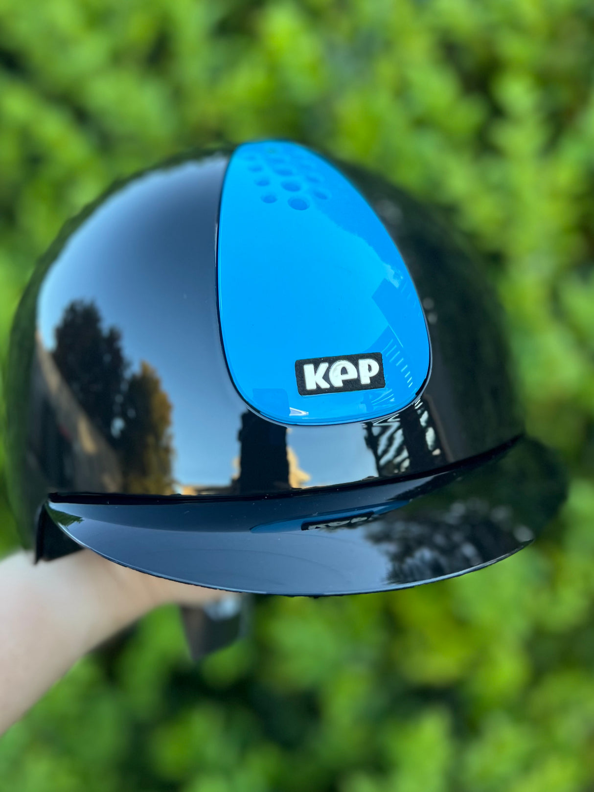KEP KEPPY Helmet Polish Black/Light Blue