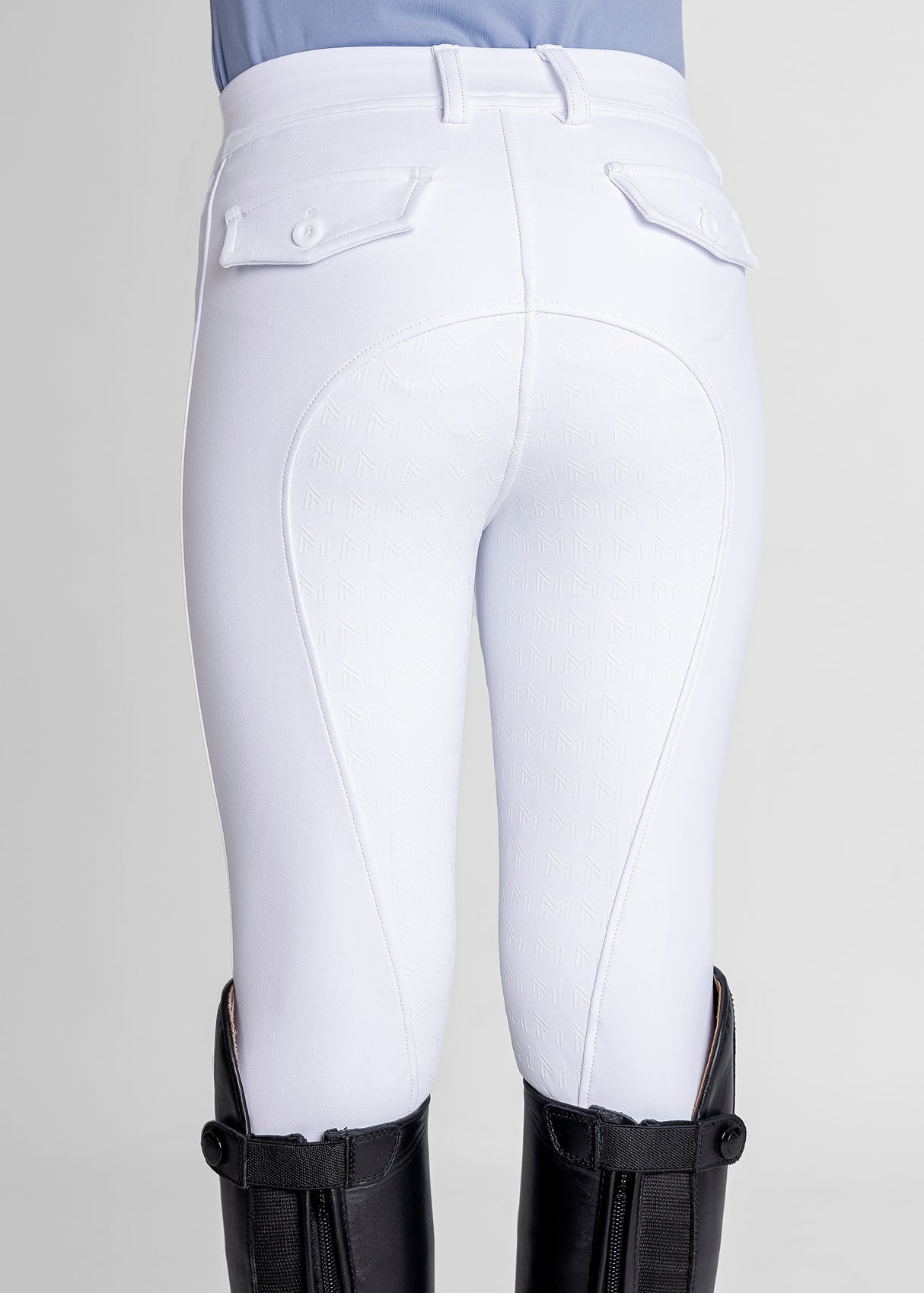 Maximilian Young Rider Reflection Breeches White