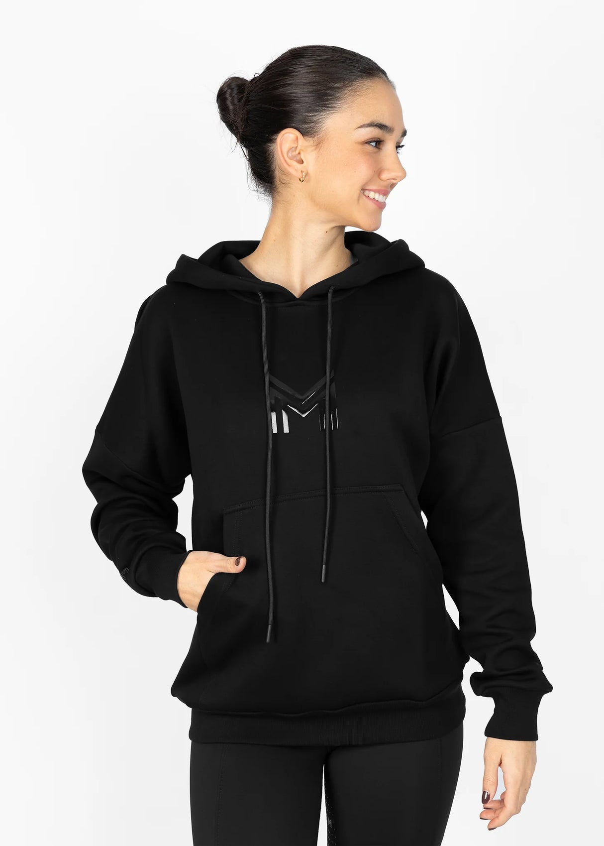 Maximilian Icon Oversized Hoodie Black