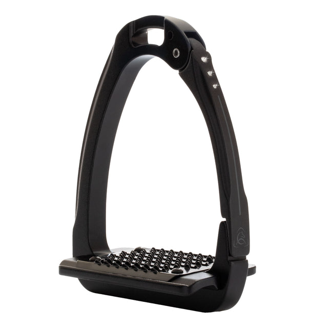 Acavallo Arena AluPlus 2.0 Swarovski Stirrups Total Black