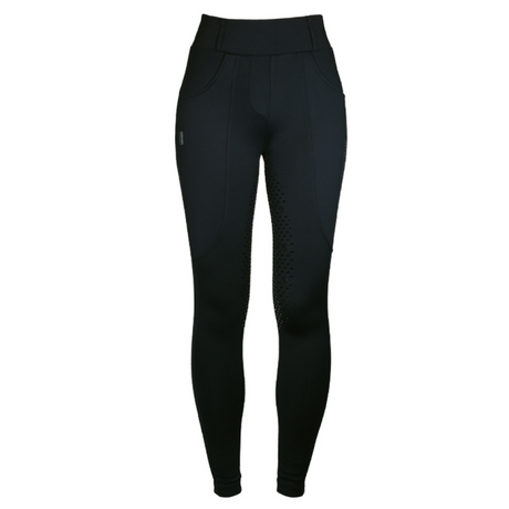 Equestrian Stockholm Compression Dressage Breeches All Black