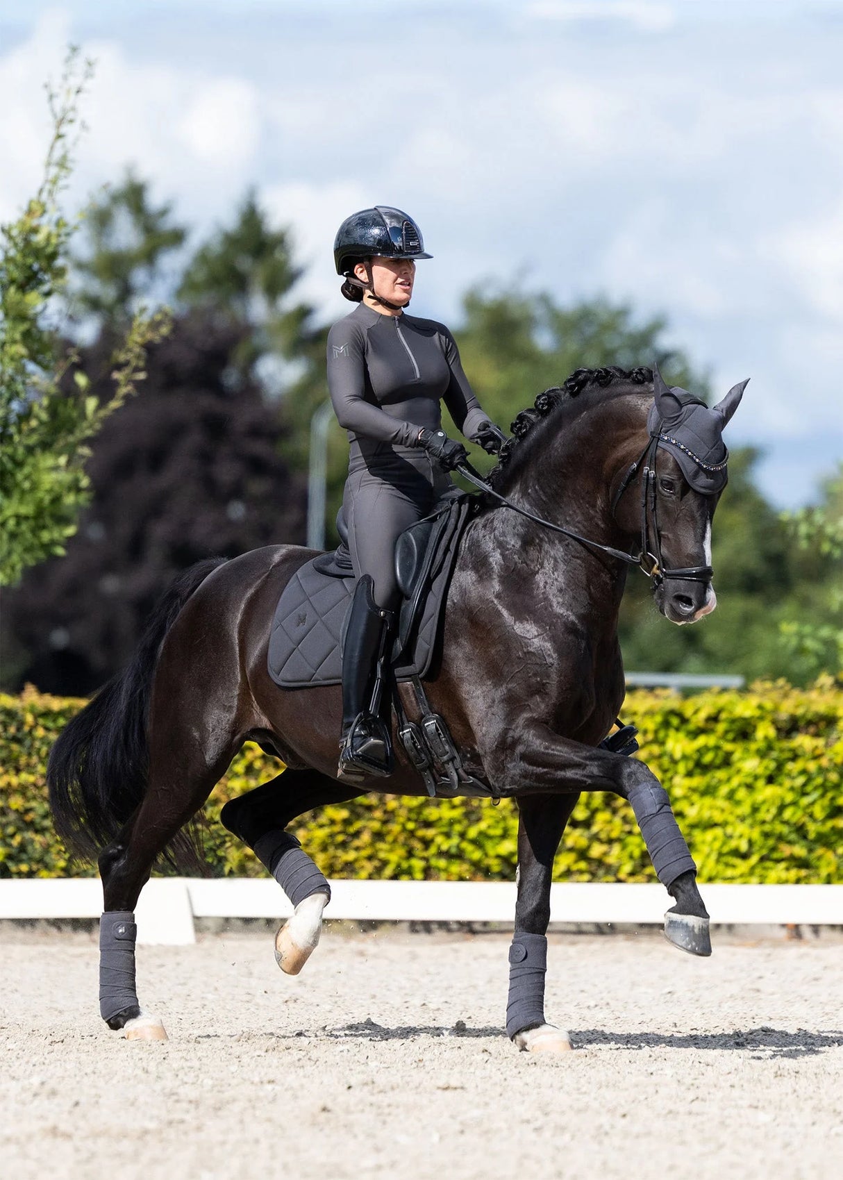 Maximilian Crew Ear Bonnet Graphite